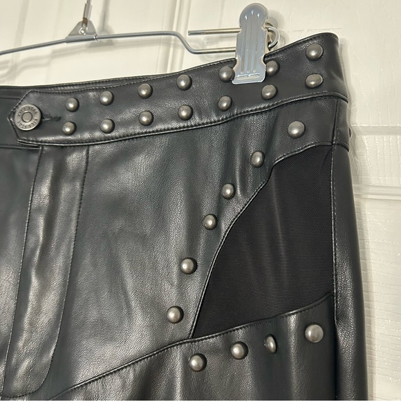 Killstar Manticore’s Muse Faux Leather Flared Pants - Picture 7 of 16